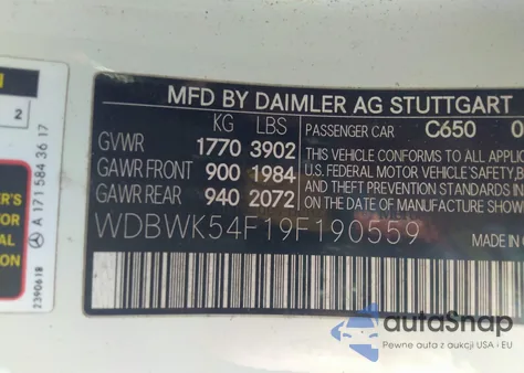 WDBWK54F19F190559